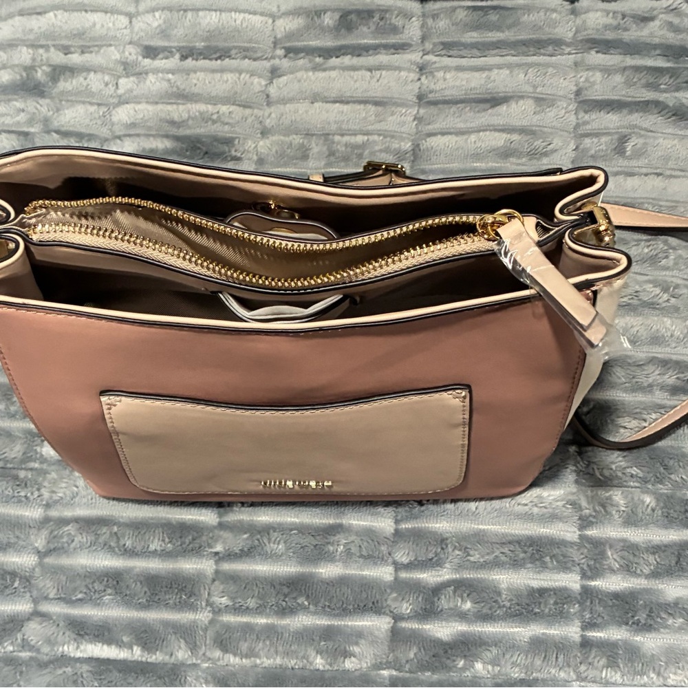 Nine West Pink and Cream Crossbody Bag - Picture 2 of 5
